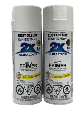 Rust-oleum 020066196172 2 Rustoleum Ultra Cover White Primer 12oz
