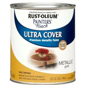 254079 Rust-oleum 020066196431 Painters Touch Ultra Cover Prem Metallic Paint 32oz