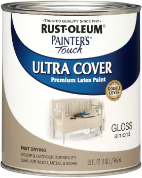 1994502 Rust-oleum 020066199456 1 Quart Almond Painters Touch 2x Ultra Cover Premium Latex Paint