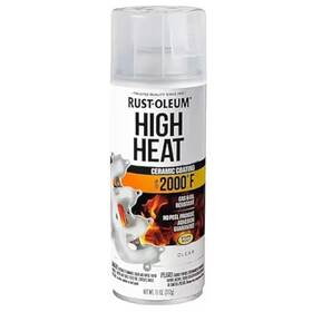 Rust-oleum 020066209070 Rust-oleum Automotive High Heat Spray Paint 11 Oz Clear Gas And Oil Resistant