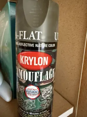 Rust-oleum 020066214753 Specialty Flat Camouflage Spray Paint Fast Dry 12 Oz Olive