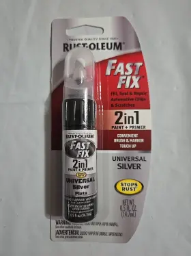Rust-oleum 020066278151 Fast Fix 2in1 Paint Primer Universal Silver New