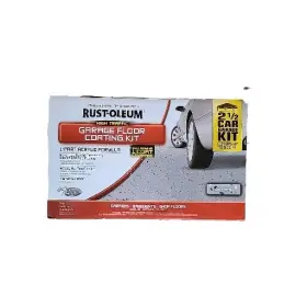 Rust-oleum 020066297732 High Traffic 2.5 Car Garage Floor Coating Kit Gray Satin 1 Part Acryl