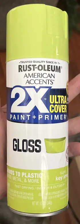 Rust-oleum 020066377076 Spray Paint Gloss Key Lime 12oz