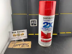 Rust-oleum 020066387631 2x Ultra Cover Apple Red Spray 12oz. Paint& Primer New