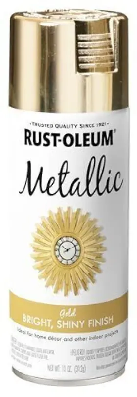 Rust-oleum 020066430856 Metallic Gold Spray Paint 11 Oz American