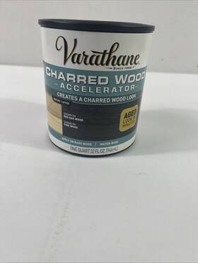 Rust-oleum 020066442958 Rust-oleum 313835 Varathane Charred Wood Accelerator 1 Us Quart New