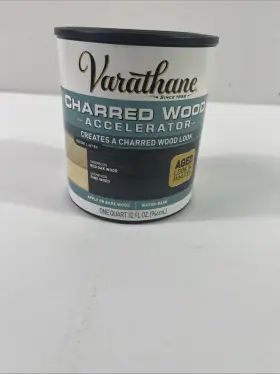 313835 Rust-oleum 020066442958 Varathane Charred Wood Accelerator 1 Us Quart New