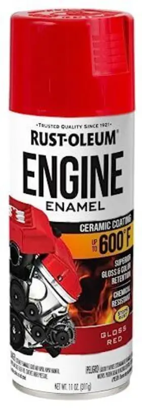 363569 Rust-oleum 020066482435 Engine Enamel Spray Paint 11 Oz Gloss Red Pack Of 1