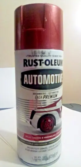 Rust-oleum 020066490683 Red Rustoleum Automotive Custom Chrome Gloss Spray Paint- 10 Oz Free Shipping