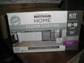 Rust-oleum 020066496210 Rustoleum Home Floor Coating Kit - 2 Step System Aged Gray Base Coat