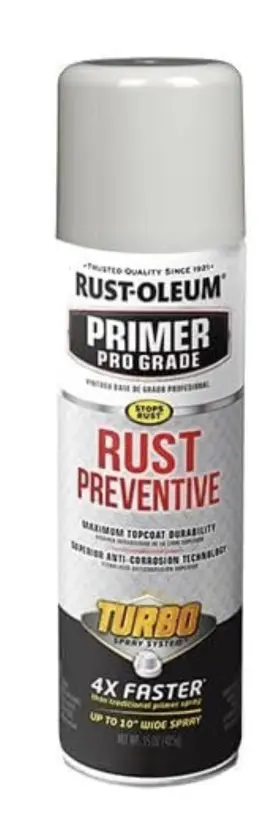 X2-rust-oleum Rust-oleum 020066512255 Primer Pro Grade Stops Turbo Spray Two 15 Oz Cans