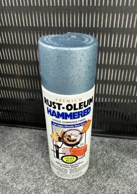 Rust-oleum 020066721282 New Hammered Blue #7212 Spray Paint Last One Anywhere