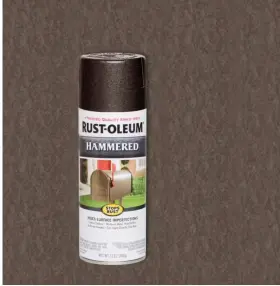 Rust-oleum 020066721886 Hammered Spray Paint Stops Indoor/outdoor 12 Oz Dark Bronze