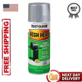 Rust-oleum 020066771683 High Heat Enamel Spray Paint 12 Oz Silver