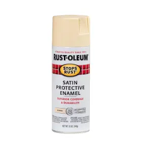 7758830 Rust-oleum 020066775889 Stops Spray Paint 12 Oz Satin Almond