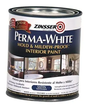 02704 Rust-oleum 1 Quart White Satin Water Interior Paint