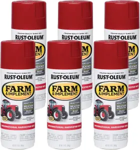 10020066262270 Rust-oleum 280127-6pk Specialty Farm And Implement Spray Paint 12 Oz Gloss Inter