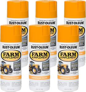 Rust-oleum 10020066262614 Rust-oleum 280140-6pk Specialty Farm And Implement Spray Paint 12 Oz Gloss Cater