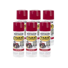 10020066331341 Rust-oleum Troy Bilt Red Farm Implement Spray Paint 12oz Pack Of 6 Heavy Duty Preve