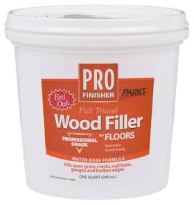 Rust-oleum 138914 Floor Filler Quart Red Oak Parks Finish