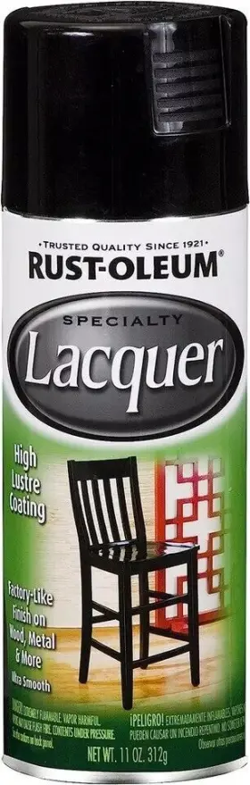 1905830 Rust-oleum Specialty Lacquer Spray Paint 11 Ounce Black