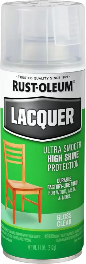 1906830 Rust-oleum Lacquer Spray 11-ounce Gloss Clear Packaging May Vary