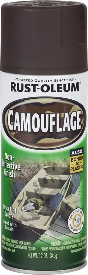 1918830 Rust-oleum Specialty Camouflage Spray Paint 12 Oz Earth Brown