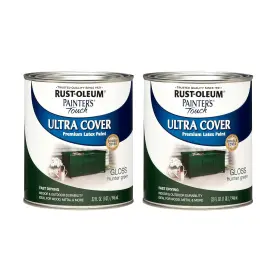 1938502 Rust-oleum 1938502-2pk Painters Touch Latex Paint Quart 1 Quarts Pack Of 2