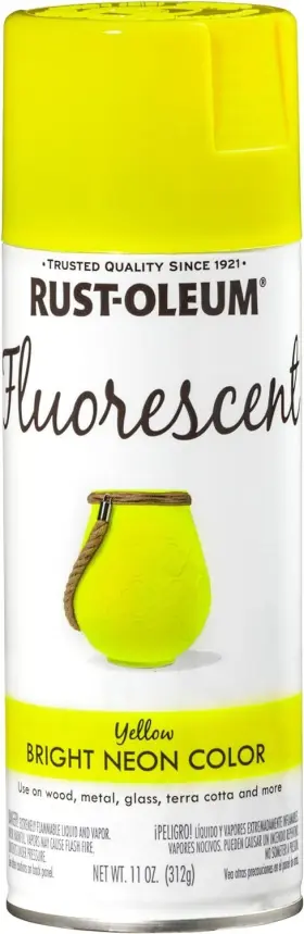 1942830 Rust-oleum Specialty Fluorescent Spray Paint 11 Oz Yellow