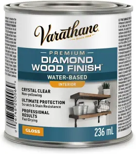 200061h  Rust-oleum Varathane Water-based Ultimate Polyurethane Half Pint Gloss Finish