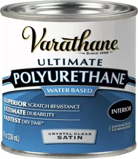 200261h Rust-oleum Varathane Water-based Ultimate Polyurethane Half Pint Satin Finish Pa