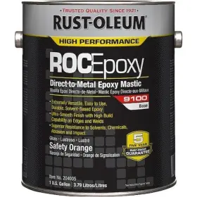 204005 Rust-oleum Paint Safety Orange Gloss 1 Gal 125 To 225 Sq Ft/gal