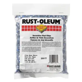 39ul63 Rust-oleum 205177 Pk 4 Floor Chip Black/blue/white 1 Lb Bag