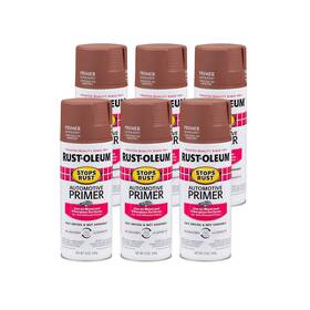 Rust-oleum 2067830 Rust-oleum 2067830-6pk Stops Automotive Primer Spray 12 Oz Flat Red 6