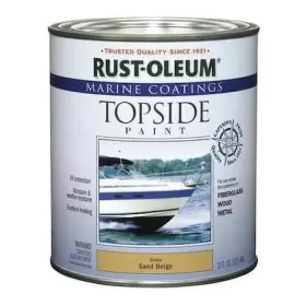 207003 Rust-oleum 1 Quart Gloss Sand Beige Topside Paint