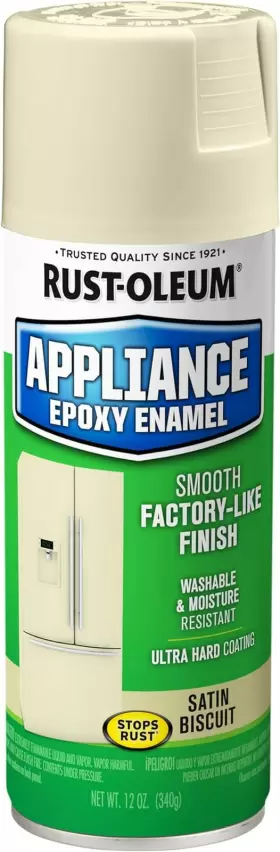 210372 Rust-oleum Specialty Appliance Epoxy Spray Paint 12 Oz Biscuit