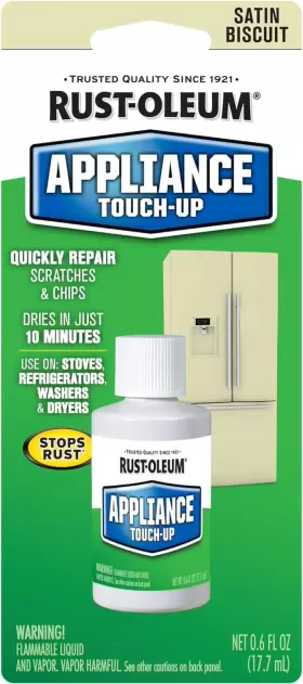 213174 Rust-oleum Paint .6-ounce Specialty Brush Bottle Appliance Touch Up Bla