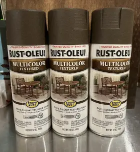 223523 Rust-oleum Textured Spray Paint Autumn Brown 12 Oz