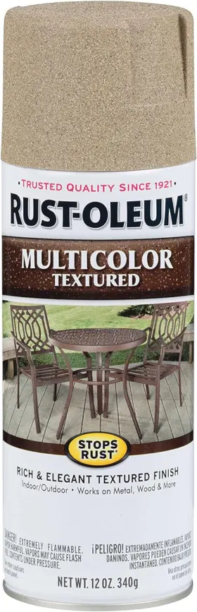 223524 Rust-oleum Stops Multi-color Textured Spray Paint 12 Ounce Pack Of 1 Deser