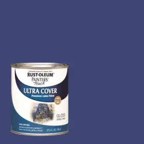 224428t Rust-oleum Painters Touch Gloss Deep Blue Water-based Ultra Cover Paint Exterior