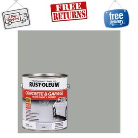 Rust-oleum 225359s Armor Gray Rust-oleum Satin Concrete And Garage Floor Paint Primer 1 Gal