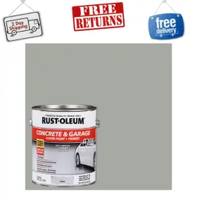 225359s Rust-oleum Armor Gray Satin Concrete And Garage Floor Paint Primer 1 Gal