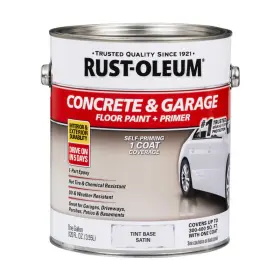 225381 Rust-oleum Satin Tint Base Acrylic Concrete And Garage Floor Paint 1 Gal
