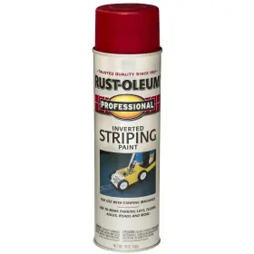 2364838 Rust-oleum Professional Inverted Striping Paint Red 18 Oz