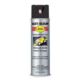 2378838 Rust-oleum Inverted Striping Paint 20 Oz Black Solvent -based