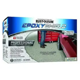 238466 Rust-oleum Floor Coating Kit Epoxyshield 2 Gal Semi-gloss Tan Concrete Paint