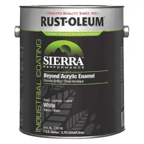 238748 Rust-oleum Interior/exterior Paint Glossy Water Base White 1 Gal