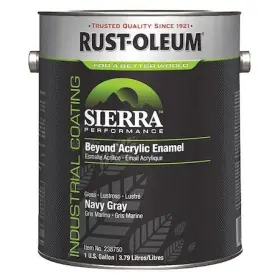 238750 Rust-oleum Interior/exterior Paint Glossy Water Base Navy Gray 1 Gal
