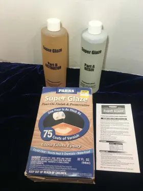 241352 Rust-oleum Parks Super Glaze Pour-on Finish And Preservative Crystal Clear Ultra Gloss